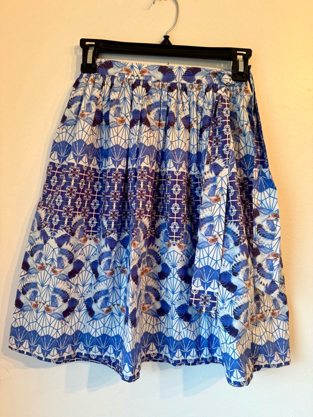 Tuchinda Blue Birds 🦅 Print Set Of 2 - Top & Skirt Girl 6Y